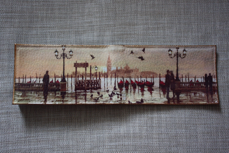 Любимый декупаж а коже)