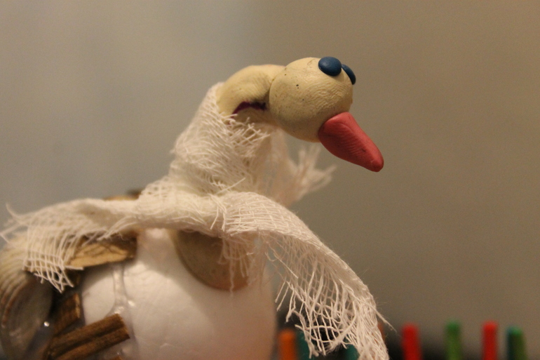 Объемная поделка Айболит