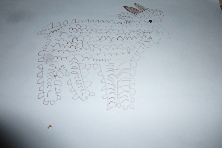 Вот такой у меня талантливый художник растете)))