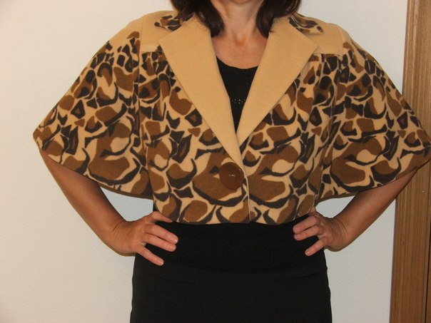 платье и болеро, пелерина