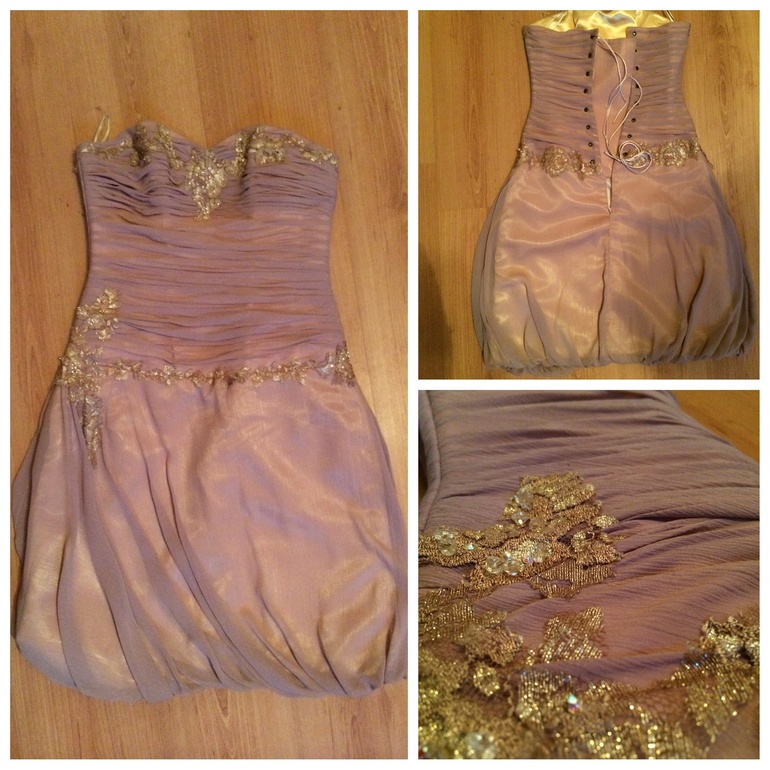 Шикарное новое платье на выпускной. Размер 40-42. Цена 5000. Мск