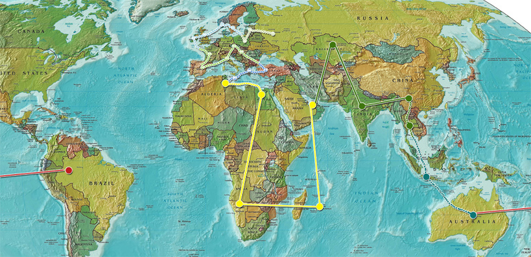 30 дней вокруг света – Глава 28 – 3 счастливых дня...