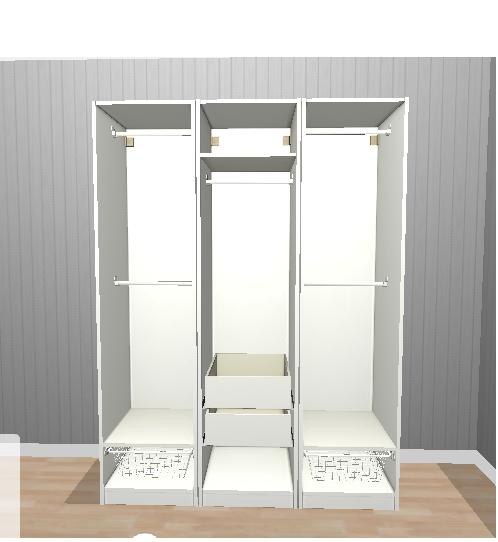 Шкаф в дескую для 2 девочек?как организовать?