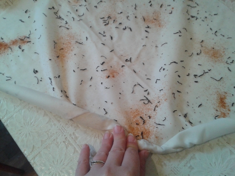 А я покрасила канву))))