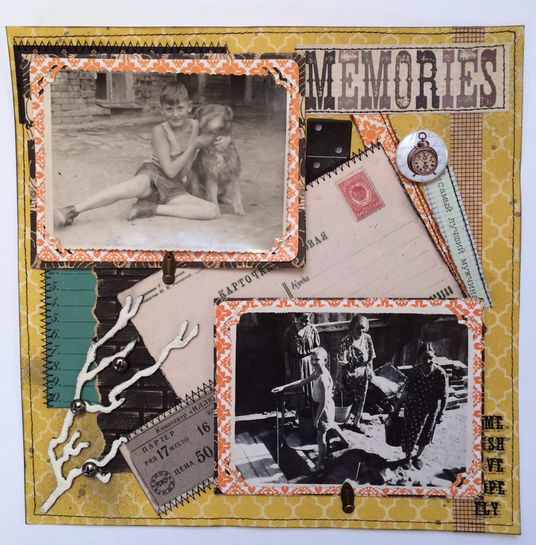 Второй разворот мужского альбома по СП