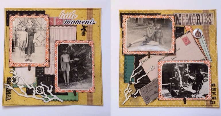 Второй разворот мужского альбома по СП