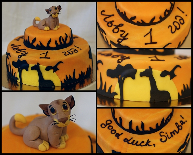 Симба. Закат в саванне =)