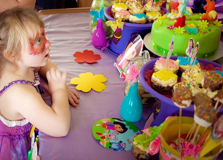 Dora the Explorer candy bar...Сладкий стол Даша — путешественница...