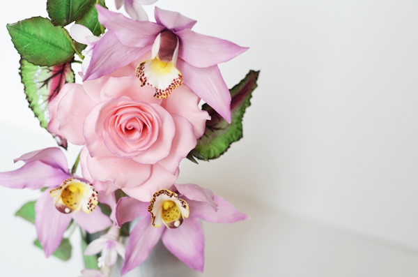 Мои первые сахарные цветы...