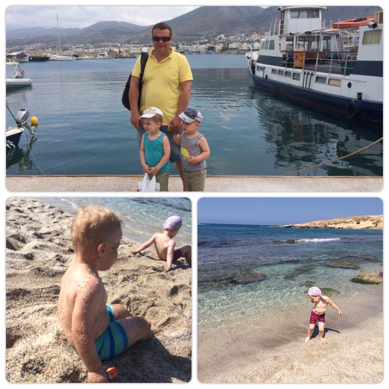 На Крит большой семьей :-)