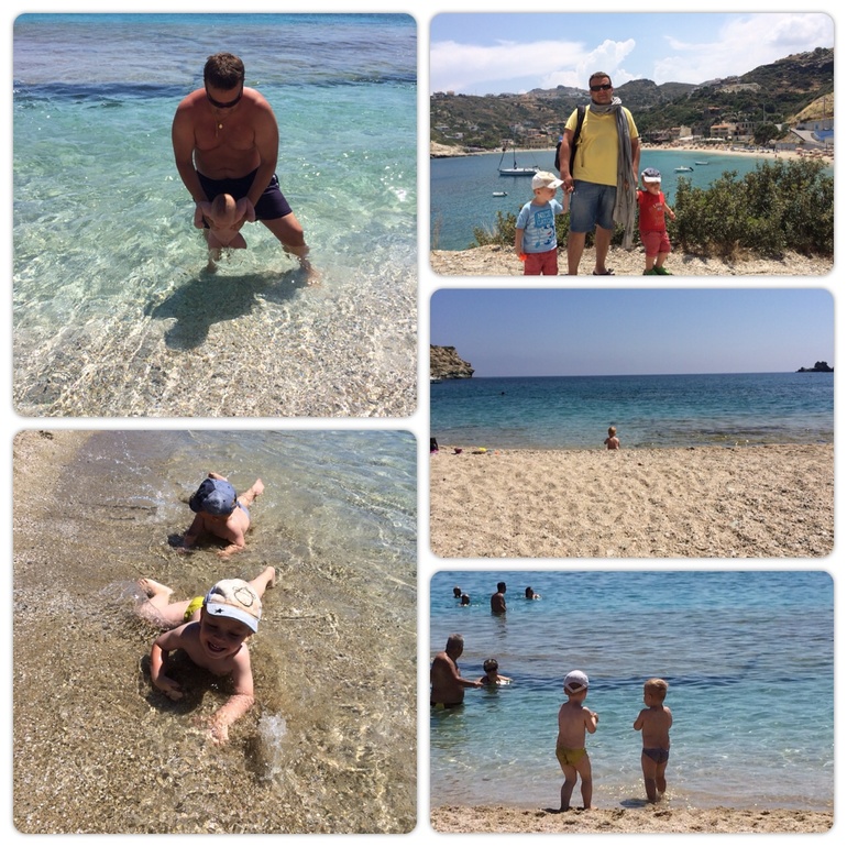 На Крит большой семьей :-)