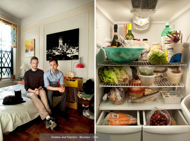 Люди и их холодильники.