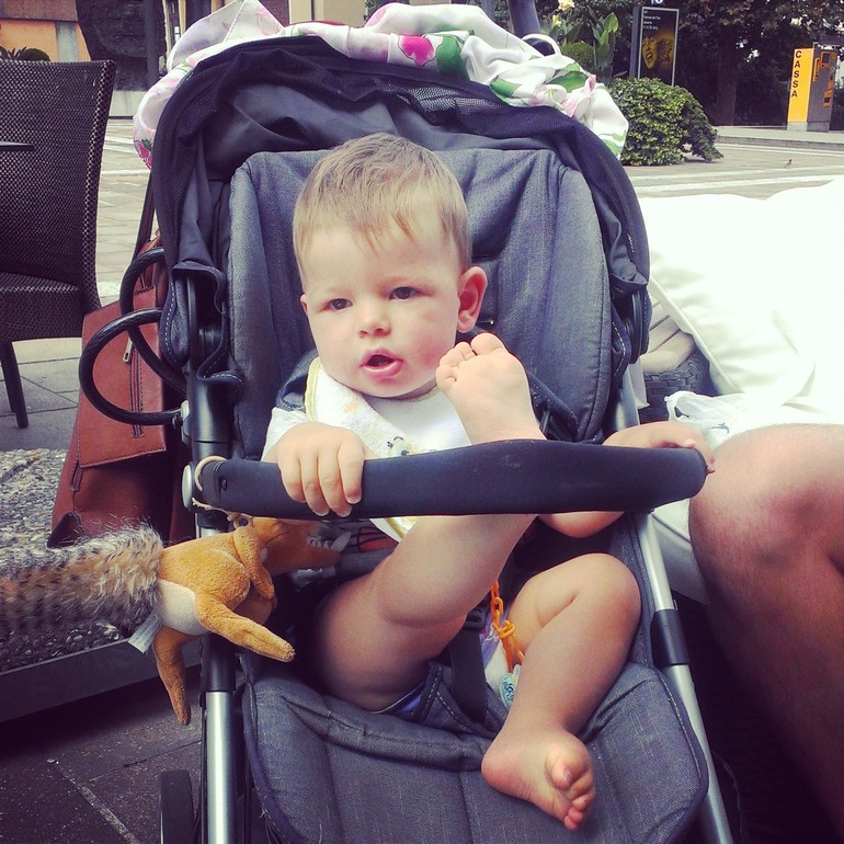 Летний европейский трип 2013 с годовасиком. Часть 7. Менаджио и озеро Лугано