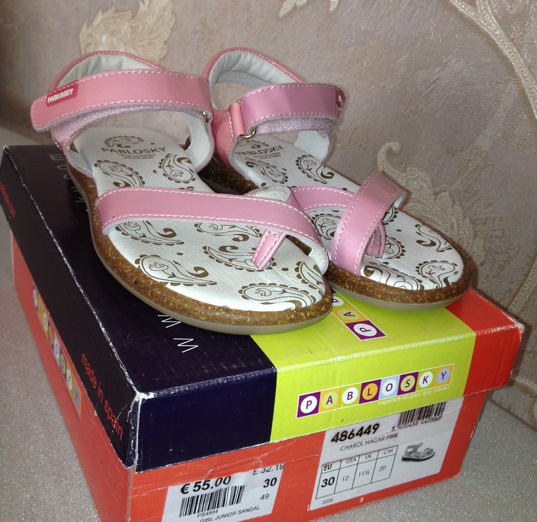 Босоножки Pablosky новые  30 р.