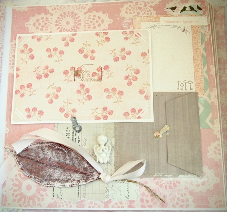 Зефирный альбом для маленькой девчушки Кати