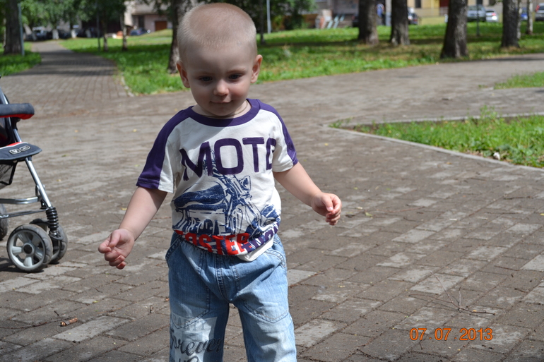 Мой сыночек растет!)))