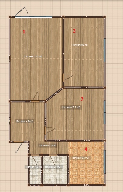 Где сделать спальню, а где детскую?