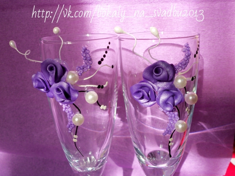 Бокальчики с весенним настроением!!!