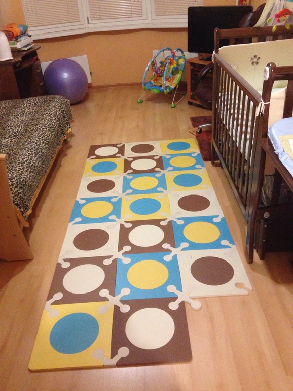 Коврик-пазл Skip Hop Playspot Blue/Gold