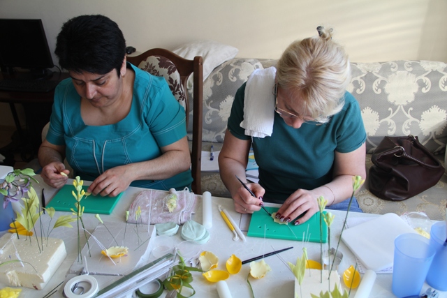 Отчет, о прошедшем курсе по сахарной флористике от  Виктории Кулбжевой