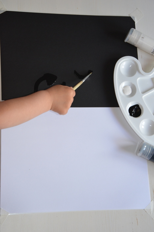 Художка №9. Черно-белое.