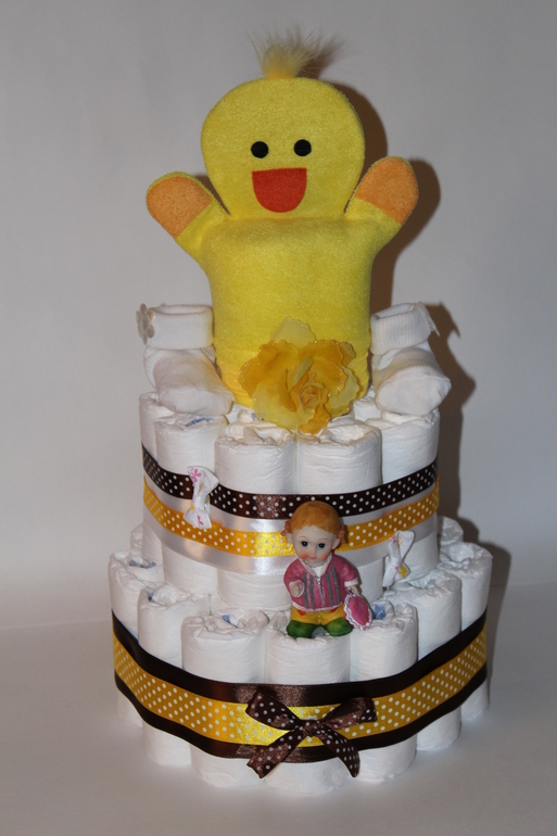 Торты и фигуры из памперсов