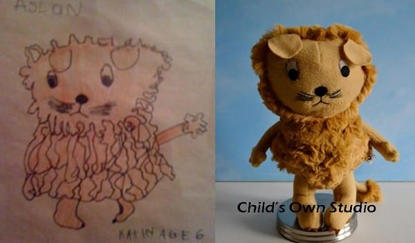 НЕОБЫЧНЫЕ ИГРУШКИ, СДЕЛАННЫЕ ПО РИСУНКАМ ДЕТЕЙ