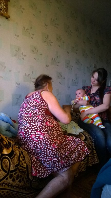 Мы ездили к бабуле