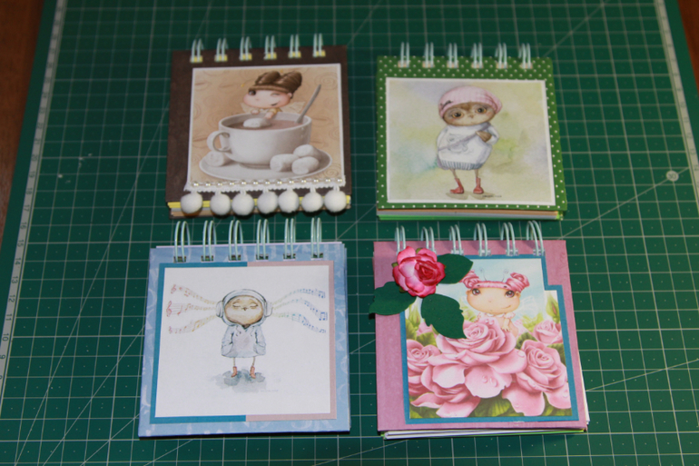 Маленькие блокнотики в сумочку