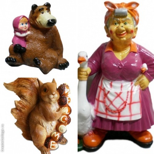 Закупка садовых фигур, кашпо, статуэток и копилок.