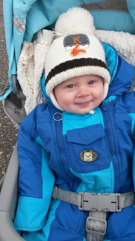 На прогулке...