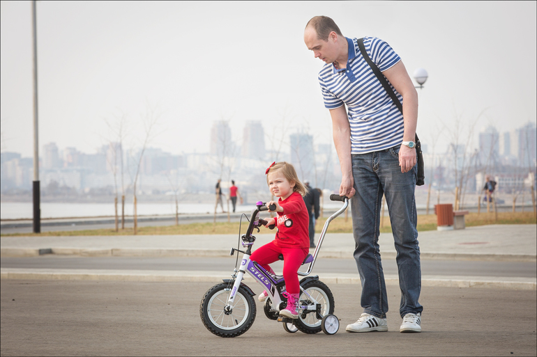 Осваиваем велосипед