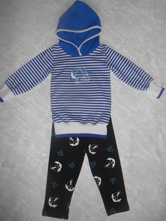 как я сшила дочке мальчишеский комплект и ещё куча всего...