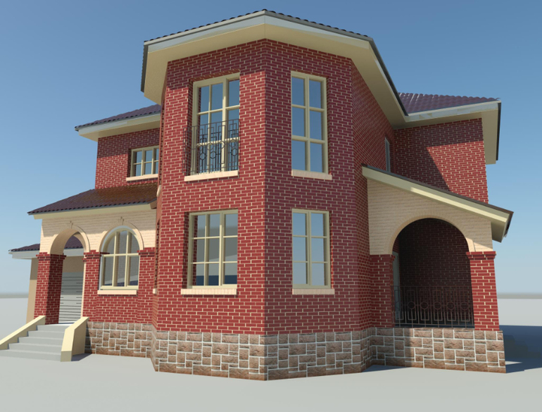 Выбор цвета фасада дома???