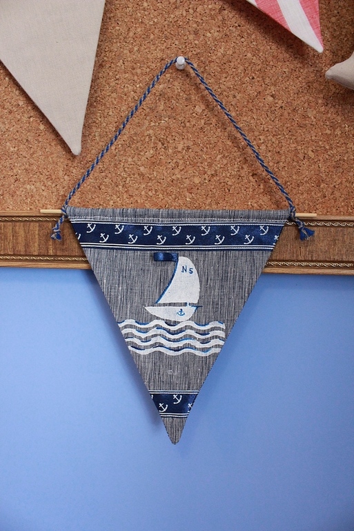 Декор в морском стиле для детской комнаты.