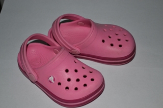 Crocs для девочки б/у, размер 4/5.