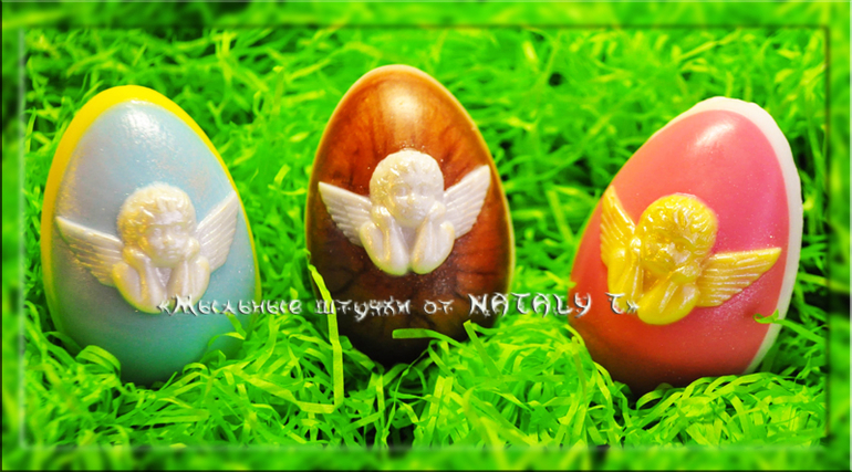Мыльные подарки на Пасху.