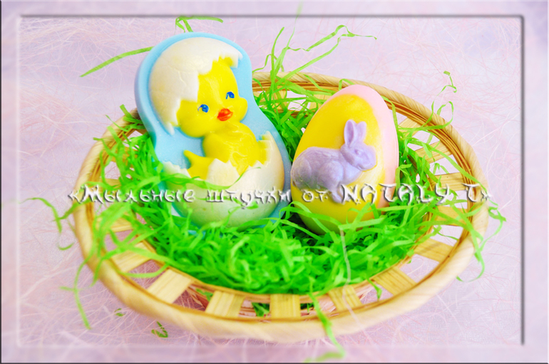 Мыльные подарки на Пасху.