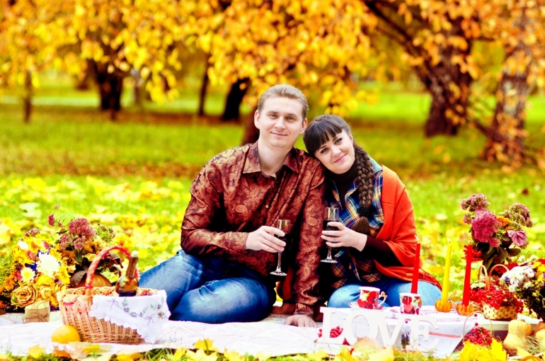Декор для осенней фотосессии   Love Story....