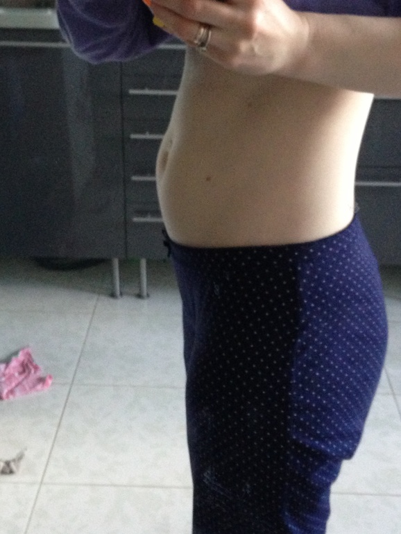 Теперь я с животом