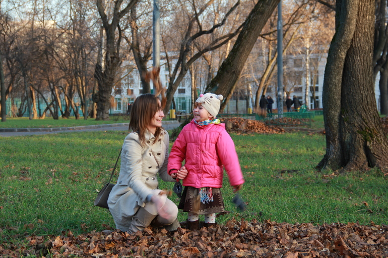прогулка в московском дворике