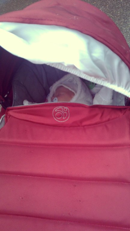 на прогулке