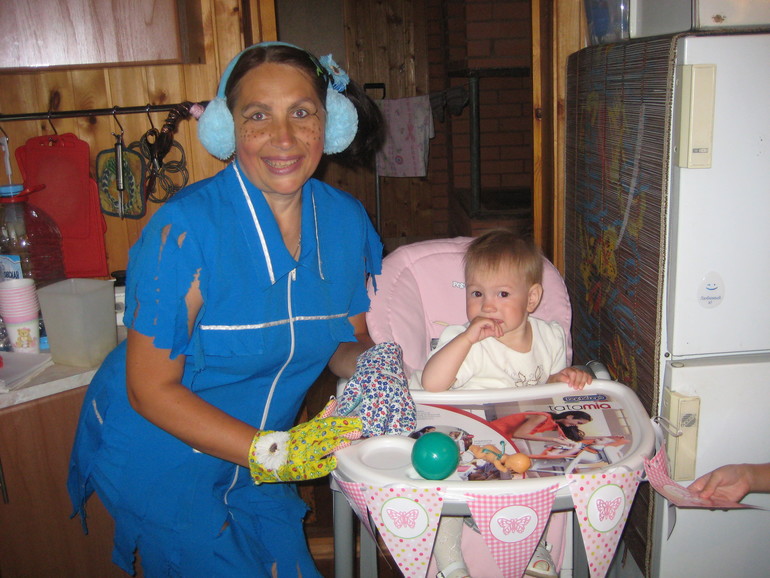 Запоздалый отчет о том, как мы отметили первый годик нашей любимой дочки Софии))))