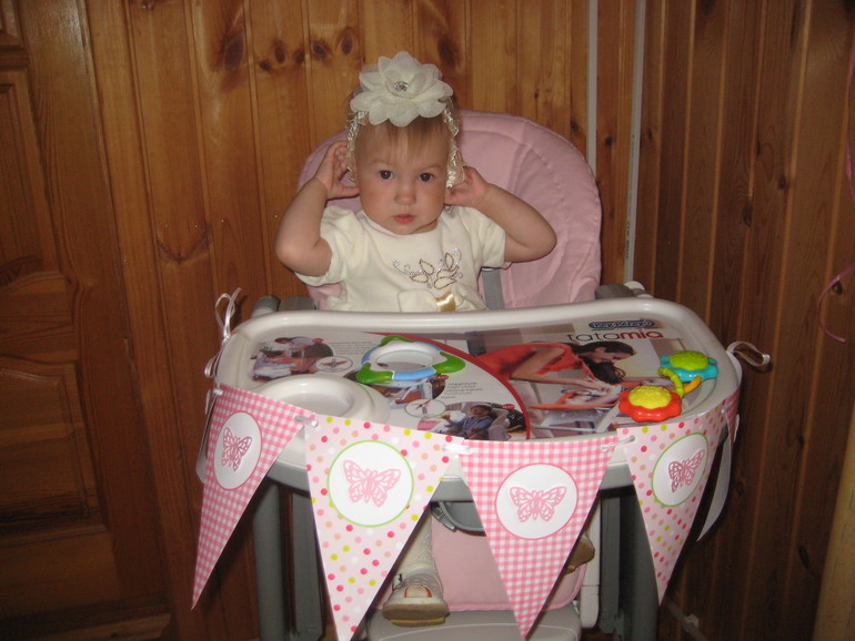 Запоздалый отчет о том, как мы отметили первый годик нашей любимой дочки Софии))))