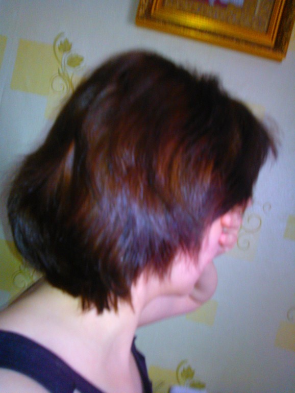 Из брюнетки в русый