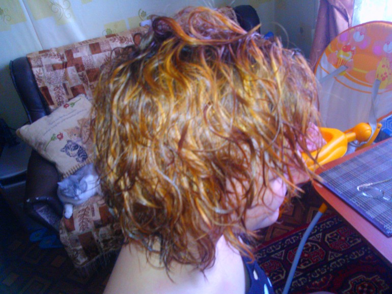 Из брюнетки в русый