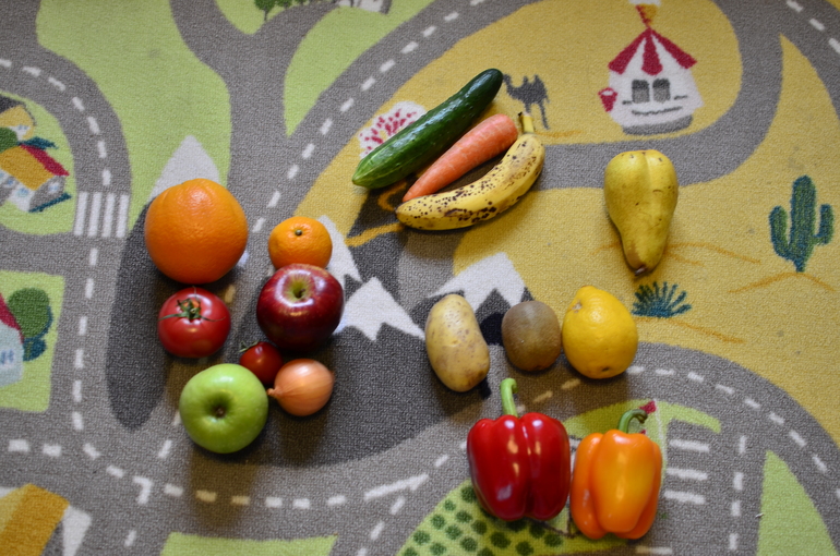 Как мы изучали овощи и фрукты