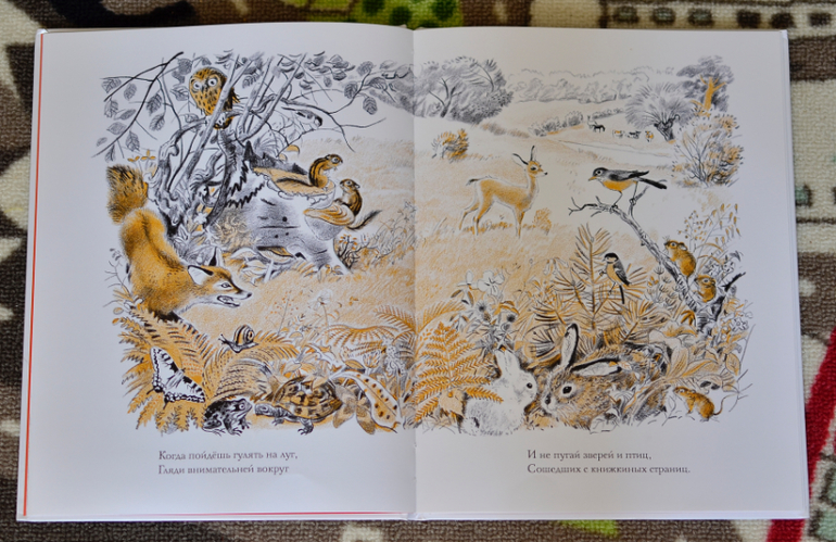 Луговая считалочка (Over in the meadow) с иллюстрациями Ф.Рожанковского