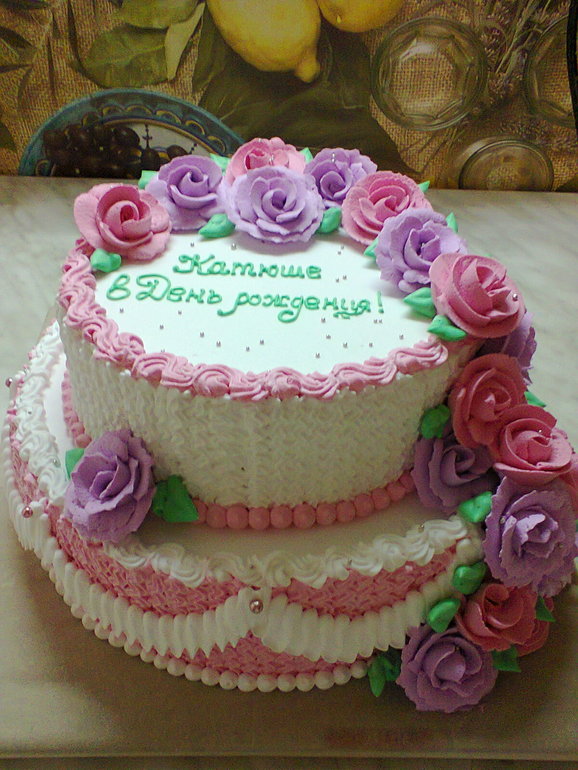 Тортик на День рождения для девушки