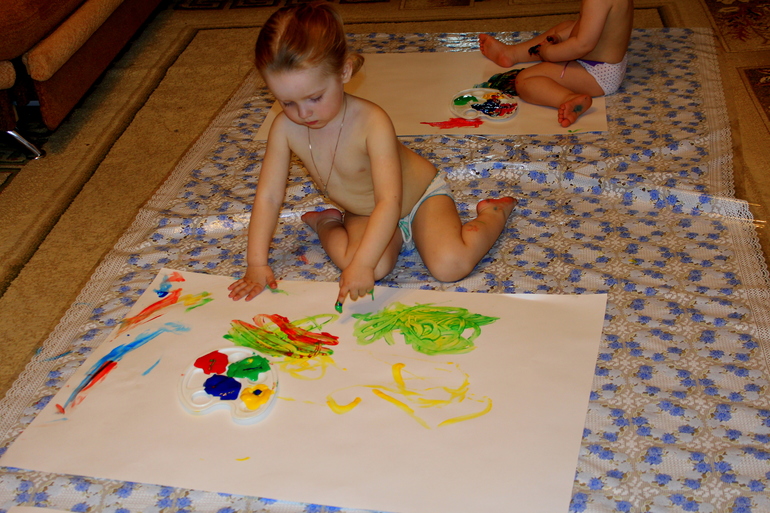 Настеньке 1,5 годика. День второй.